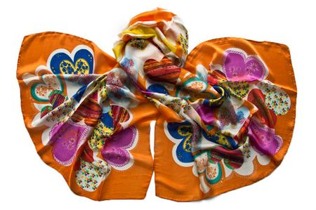 Палантин женский шёлковый Tranini 1252