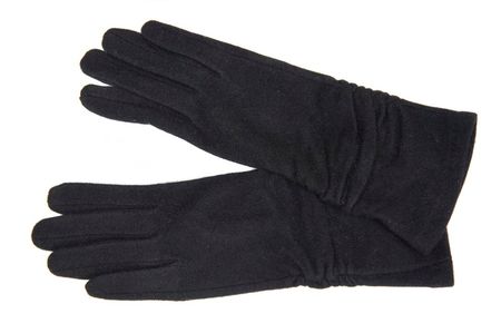 Перчатки женские шерстяные Tranini 01507 PERCH черные трикотажные