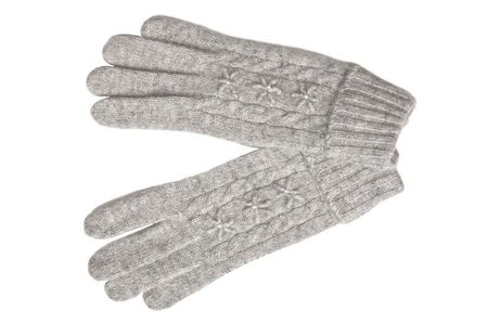 Женские шерстяные перчатки Tranini 00251 PERCH VYAZ вязаные