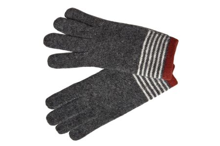 Женские шерстяные перчатки Tranini 00301 PERCH VYAZ вязаные