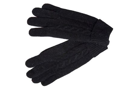 Женские шерстяные перчатки Tranini 00503 PERCH VYAZ вязаные