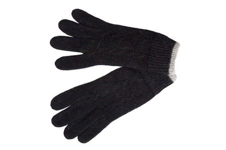 Женские шерстяные перчатки Tranini 00552 PERCH VYAZ вязаные