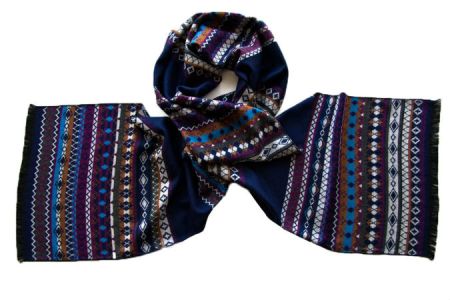 Кашне мужское Tranini  0512 синий