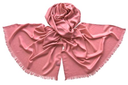 Палантин Tranini 1729 из хлопка розовый