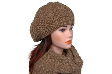 Комплект женский Tranini 5108 берет и снуд