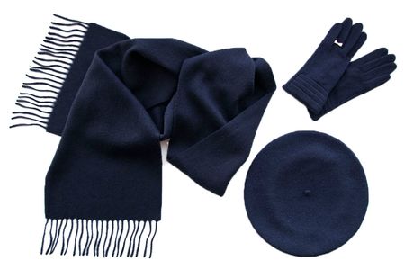 Комплект (берет, шарф, перчатки) 00032 синий Комплект (берет, шарф, перчатки) 00032 синий