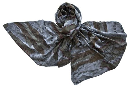 Палантин Tranini шерстяной 1054 серый