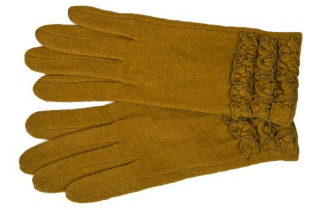 Перчатки  женские Tranini из шерсти  рыжий 03209