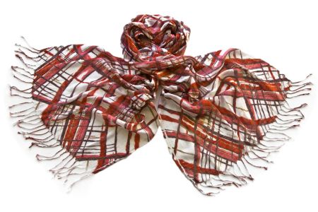 Палантин Tranini из льна и вискозы 1401