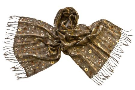 Палантин Tranini из льна и вискозы 1376