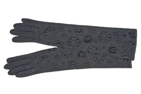 Перчатки удлиненные женские Tranini из шерсти 40801