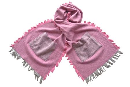 Шарф женский с карманами 2055