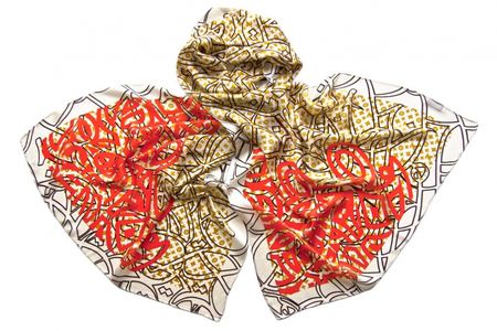 Палантин Tranini из шёлка 1627 белый