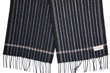 Шарф мужской кашемир Tranini 30551 черный