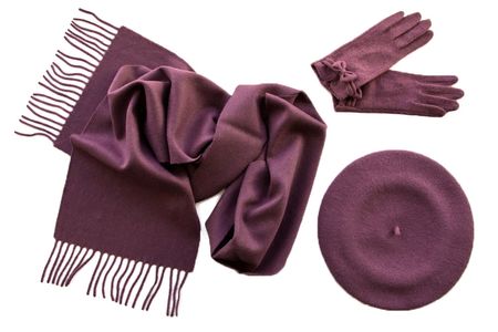 Комплект женский Tonak+Tranini  берет+шарф+перчатки 331