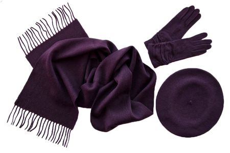 Комплект женский Tonak+Tranini  берет+шарф+перчатки 64