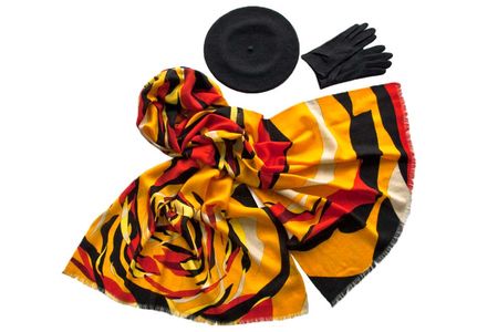 Комплект женский Tonak+Tranini  берет+палантин+перчатки 39013