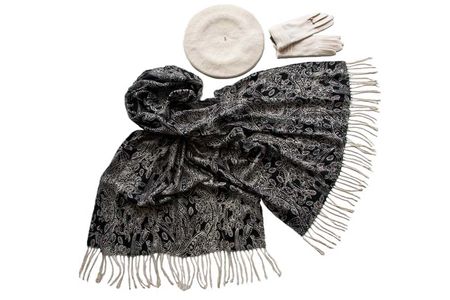 Комплект женский Tonak+Tranini  берет+палантин+перчатки 39043