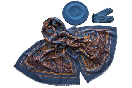 Комплект женский Tonak+Tranini  берет+палантин+перчатки 45018