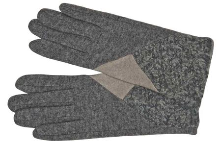 Перчатки женские шерстяные Tranini 40978 PERCH трикотажные