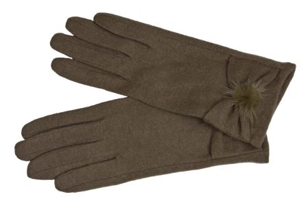 Перчатки женские шерстяные Tranini 02701 PERCH трикотажные