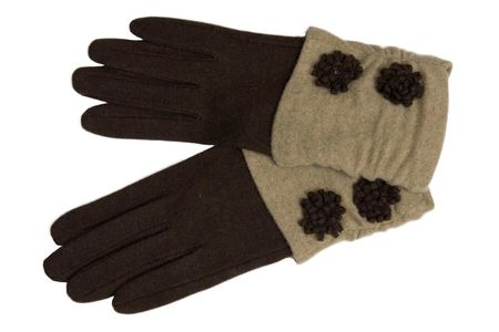 Перчатки женские шерстяные Tranini 30301 PERCH трикотажные