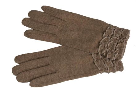 Перчатки женские шерстяные Tranini 02805 PERCH трикотажные