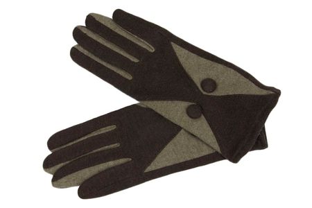Перчатки женские шерстяные Tranini 30402 PERCH трикотажные