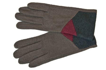 Перчатки женские шерстяные Tranini 30912 PERCH трикотажные