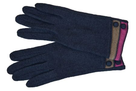 Перчатки женские шерстяные Tranini 30972 PERCH трикотажные