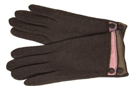 Перчатки женские шерстяные Tranini 30973 PERCH трикотажные