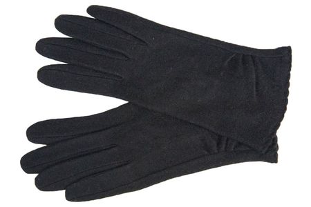 Перчатки женские шерстяные Tranini 03616 PERCH черные трикотажные