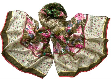 Палантин женский Tranini  из хлопка и вискозы 1851