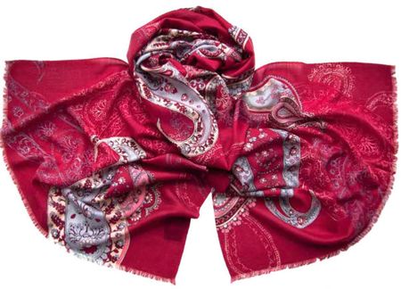 Палантин Tranini темно-красный 1876 PAL 8