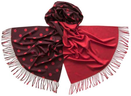 Палантин Tranini шерстяной красный  0426 PAL 13