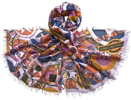 Палантин Tranini из микромодала    разноцветный 5404 PAL 4