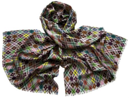 Палантин Tranini из шёлка и шерсти 0776