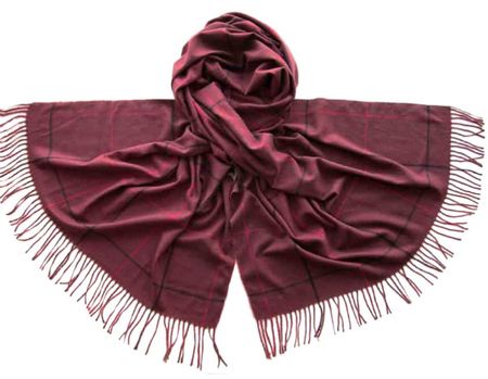 Палантин Tranini шерстяной сиреневый  0479 PAL 13