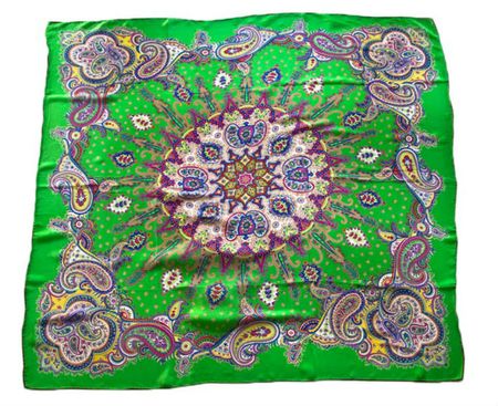 Платок женский Tranini шёлковый 0076  105*105 Платок женский Tranini шёлковый 0076  105*105