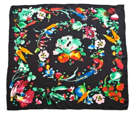 Платок женский Tranini шёлковый 90*90 3526