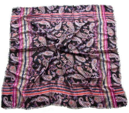 Платок шерстяной Tranini черный 0276