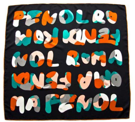 Платок женский Tranini шёлковый ручная обработка края 90х90 5453 PLATOK 2