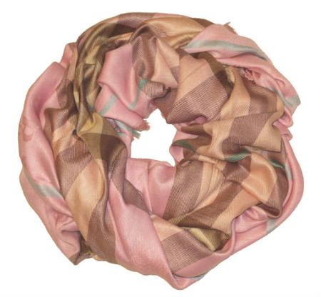 Платок Burberry розовый, 2105 Платок Burberry розовый, 2105