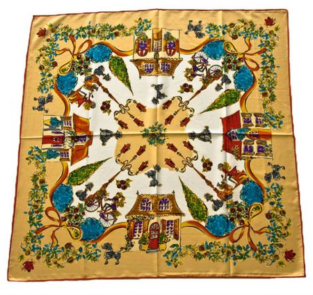 Платок шелковый Tranini 3151