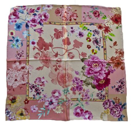 Платок женский Tranini шёлковый 70*70,   0701 Платок женский Tranini шёлковый 70*70,   0701