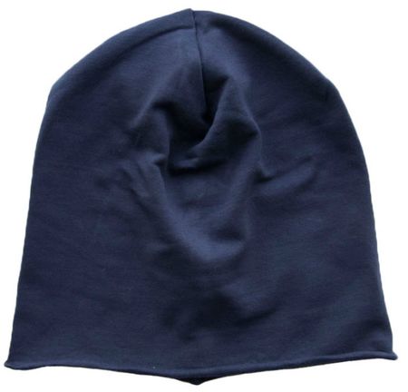 Шапка молодежная Tranini 0113 из хлопка синяя