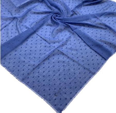 Платок женский хлопковый   VERTU голубой 290107