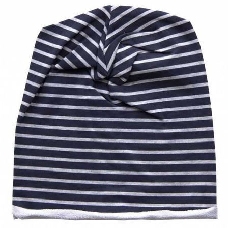 Шапка трикотажная Tranini 0851сине-белая