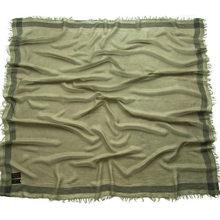 Платок Tranini из микромодала  зеленый 0139 PLATOK 12