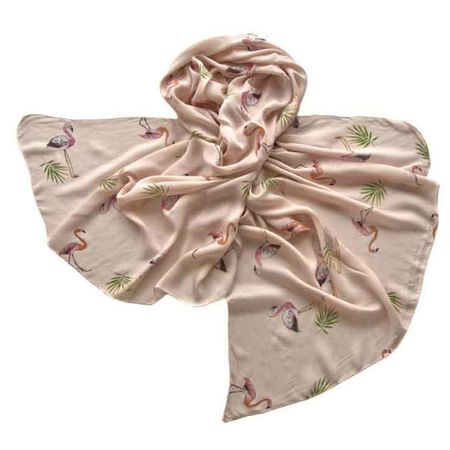 Палантин Tranini из хлопка бежевый 3731 PAL 1